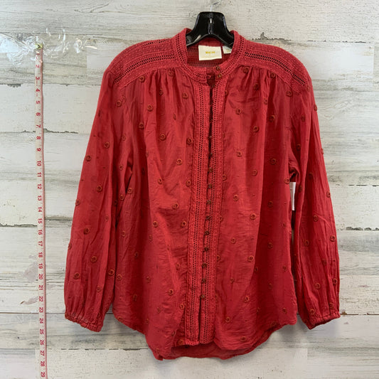 Blouse Long Sleeve By Maeve  Size: S