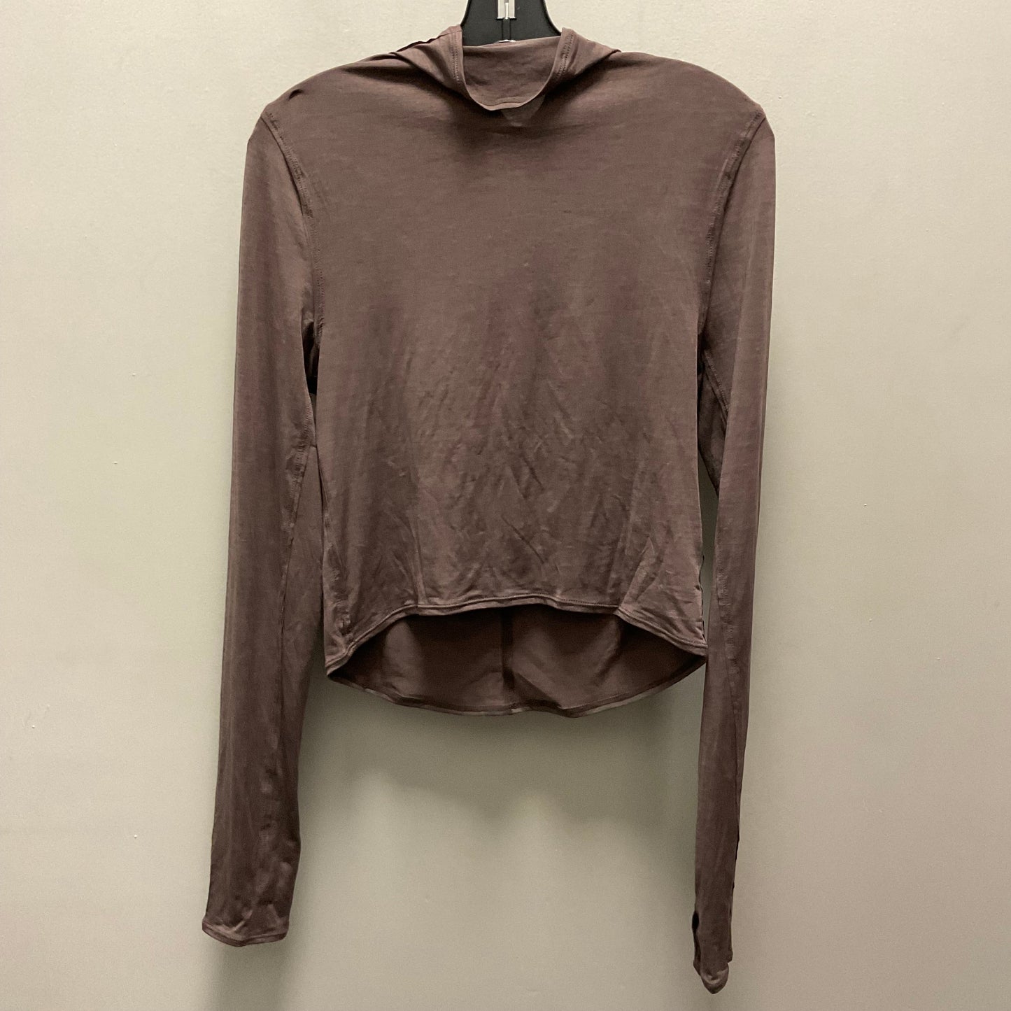 Athletic Top Long Sleeve Collar By Free People  Size: L