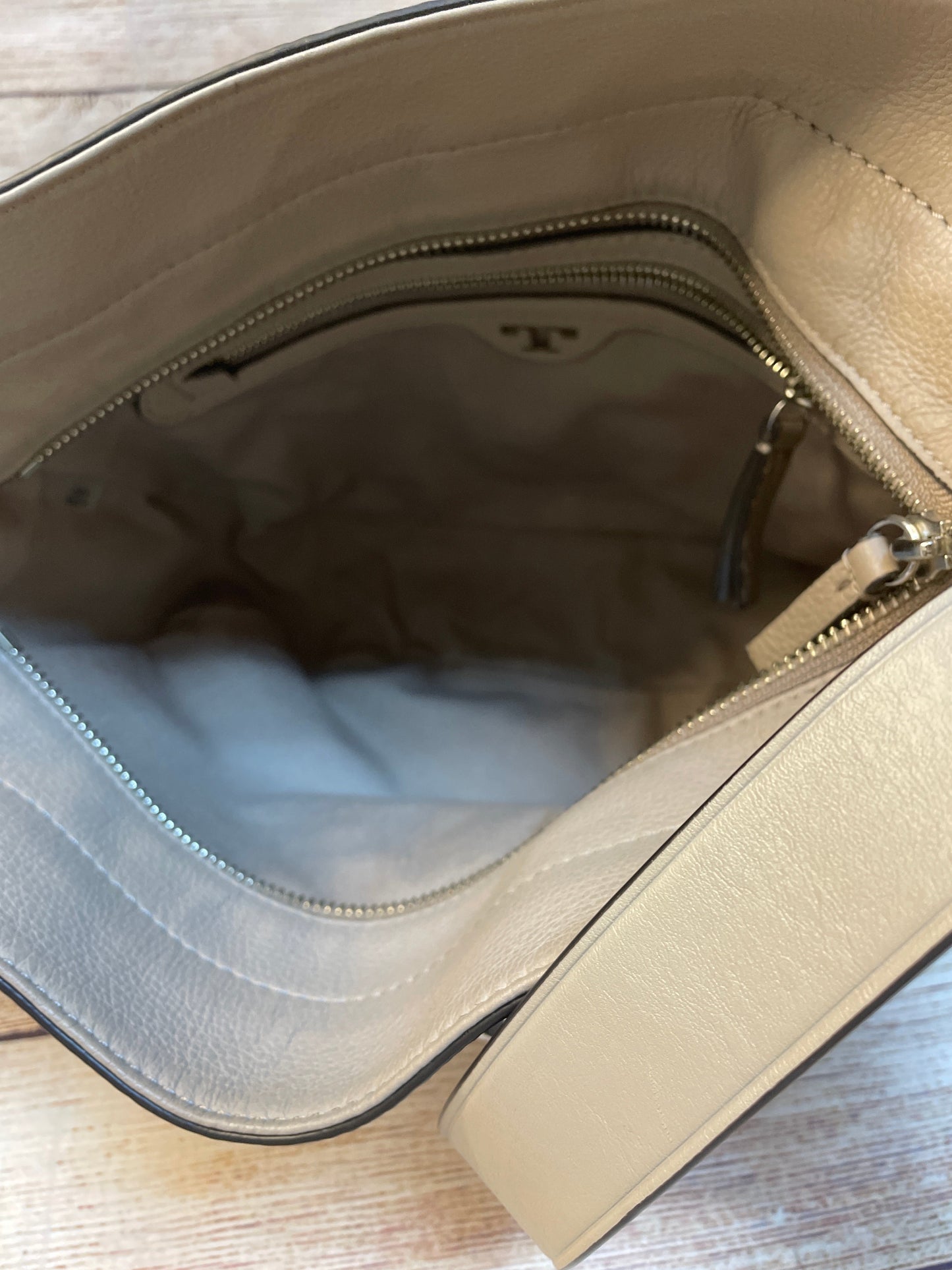 Handbag Leather By Tory Burch  Size: Medium