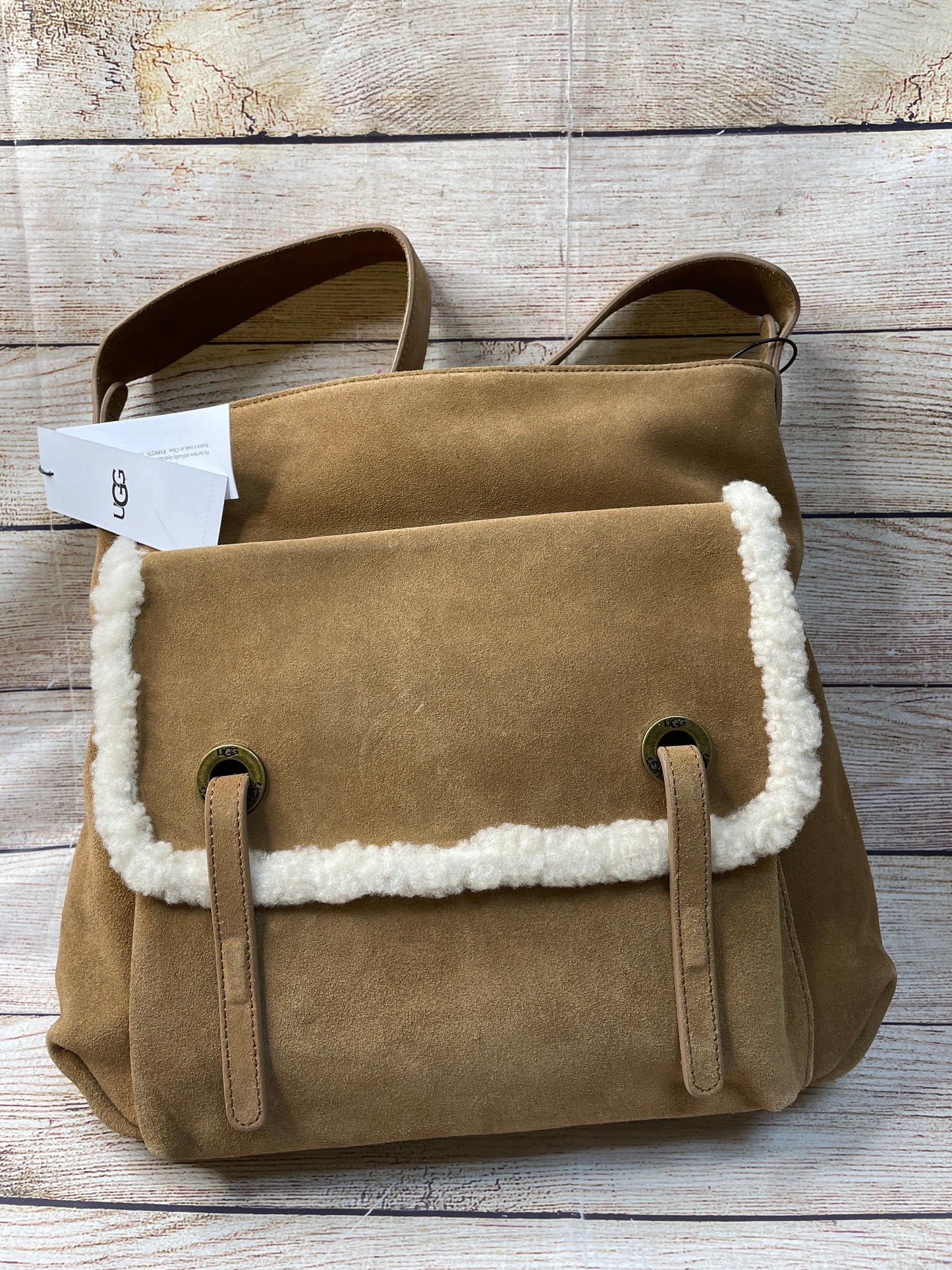 Handbag Leather By Ugg  Size: Medium
