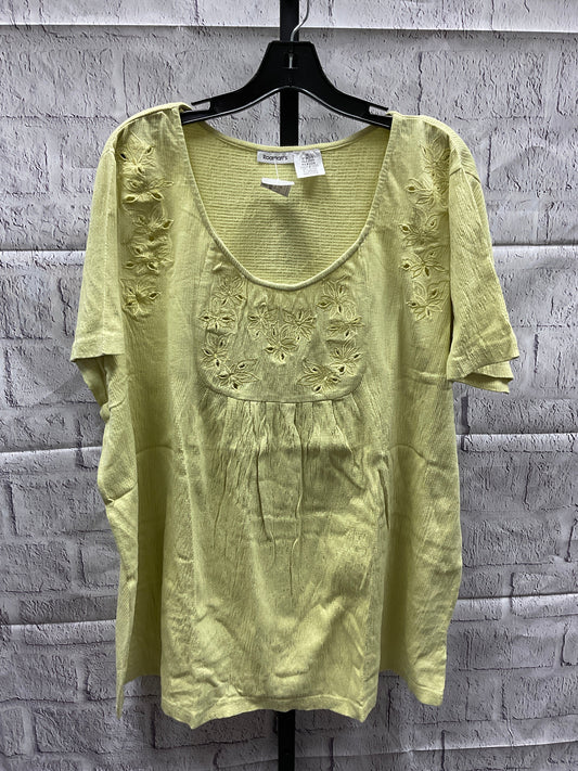 Top Short Sleeve By Roamans  Size: 1x