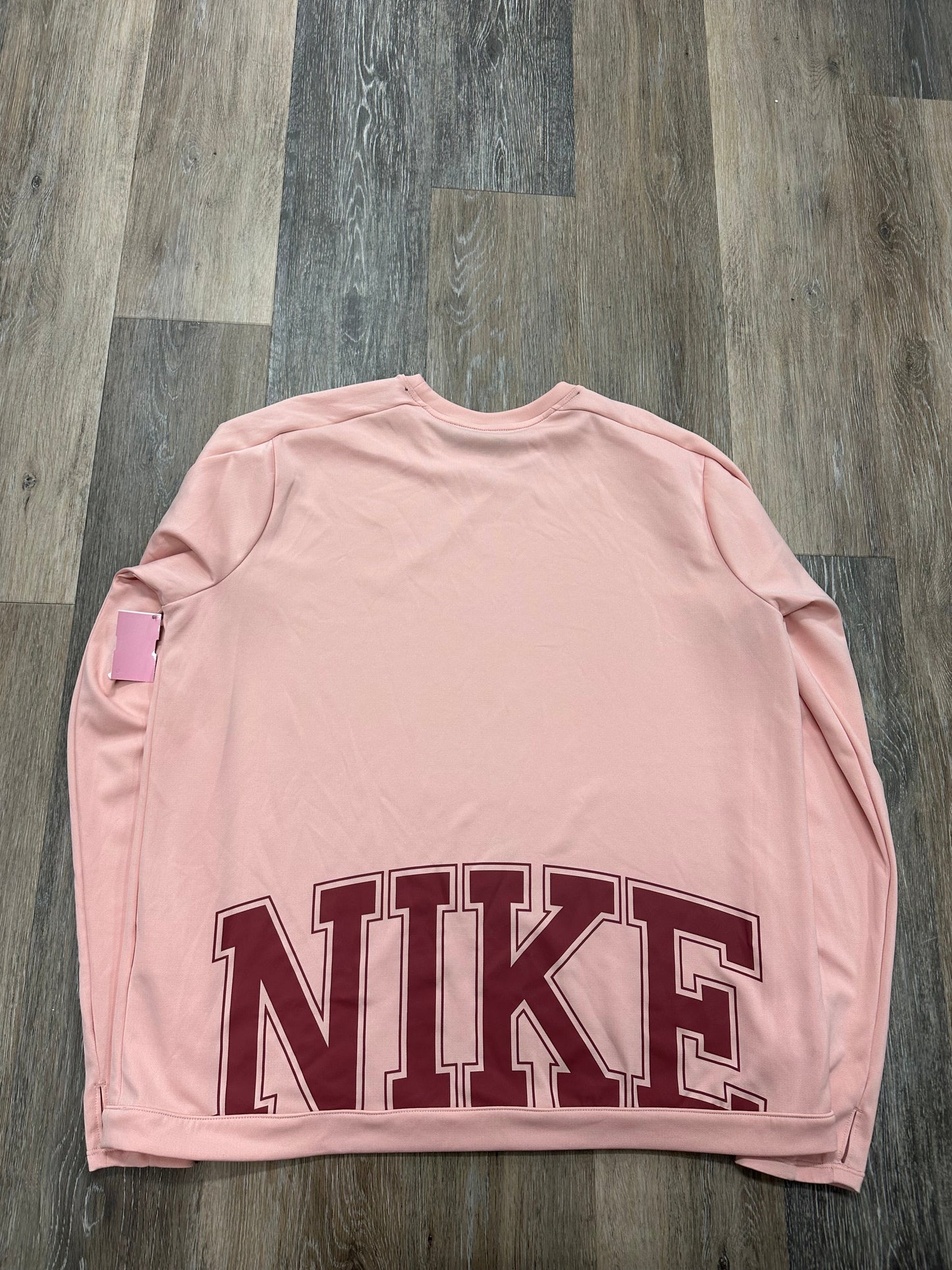 Athletic Top Long Sleeve Crewneck By Nike  Size: Xl