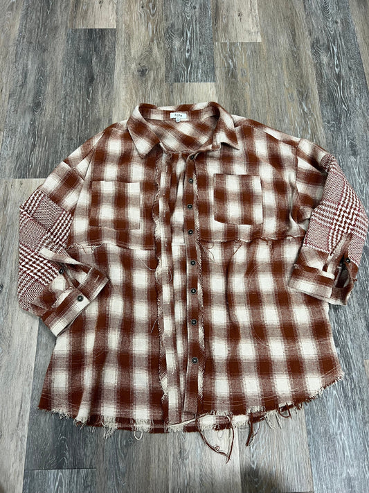 Jacket Shirt By Fate  Size: 3x