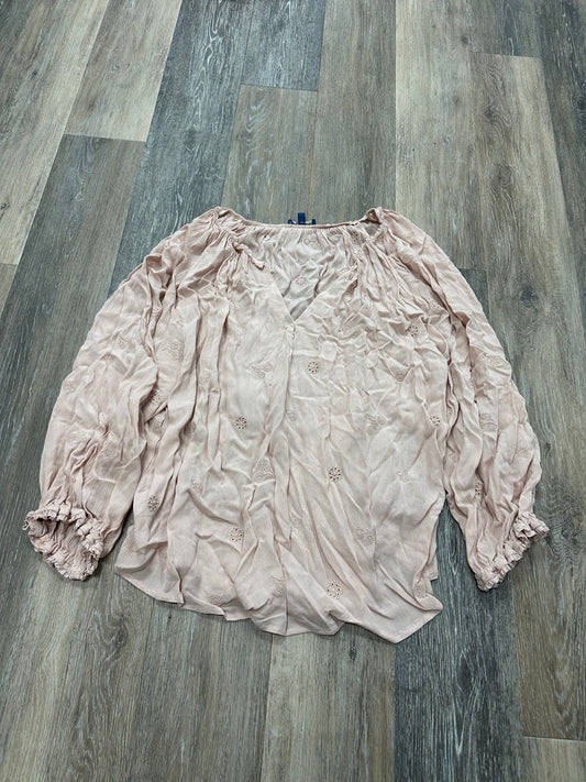 Blouse Long Sleeve By Democracy  Size: Xl