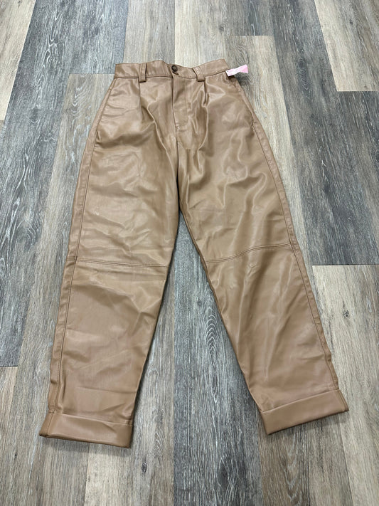 Pants Faux Leather By Zara  Size: Xs