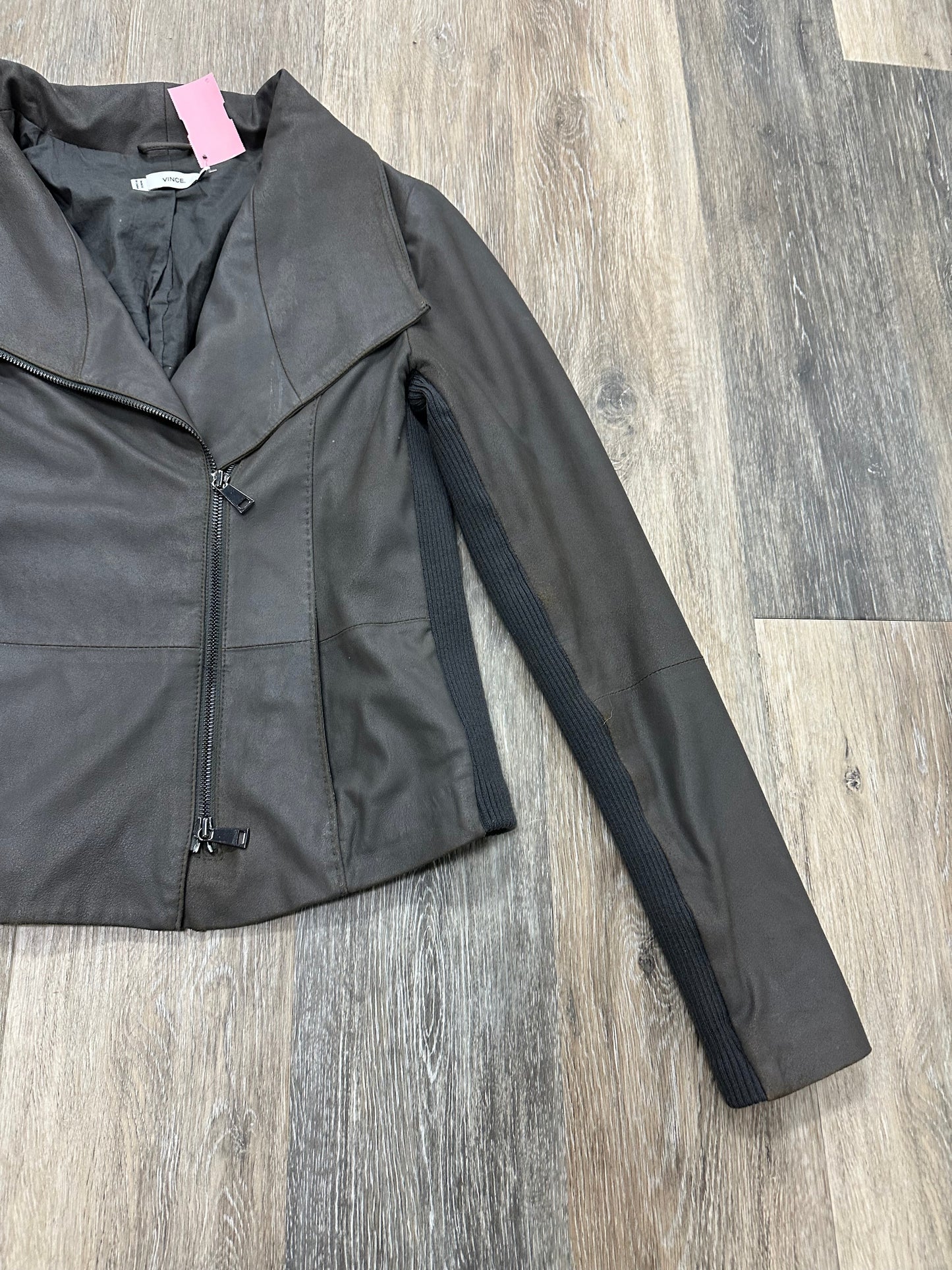 Jacket Leather By Vince  Size: S