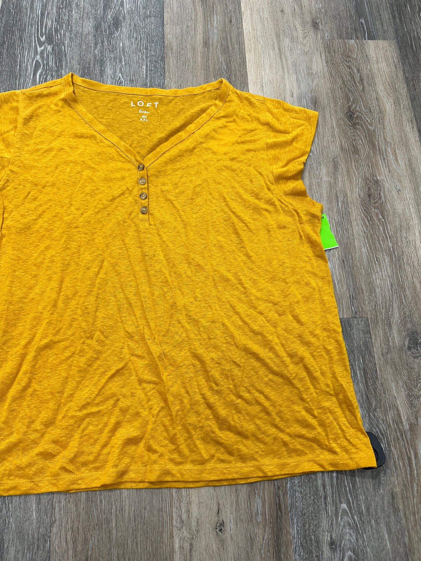 Top Short Sleeve By Loft  Size: Xxl