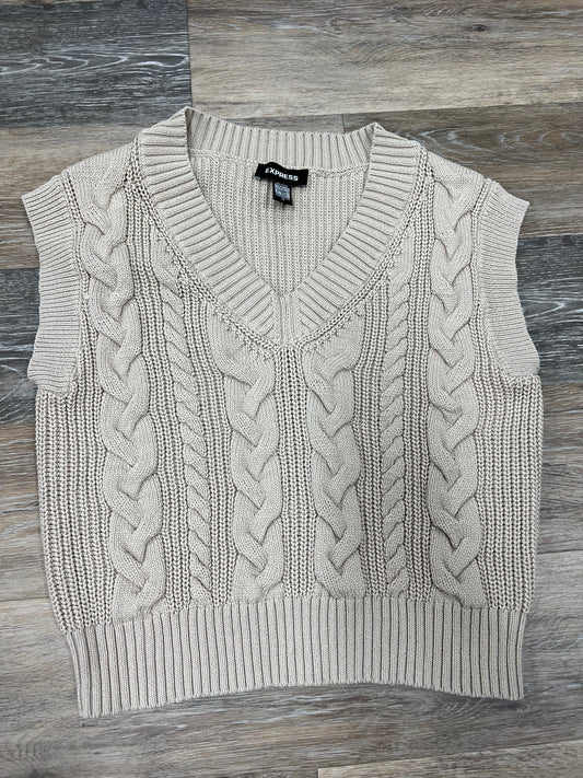 Vest Sweater By Express  Size: Xs