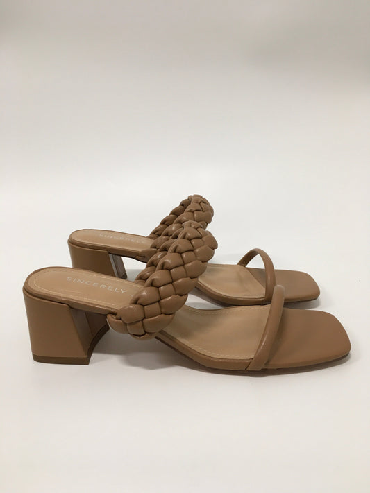 Sandals Heels Block By Clothes Mentor  Size: 8