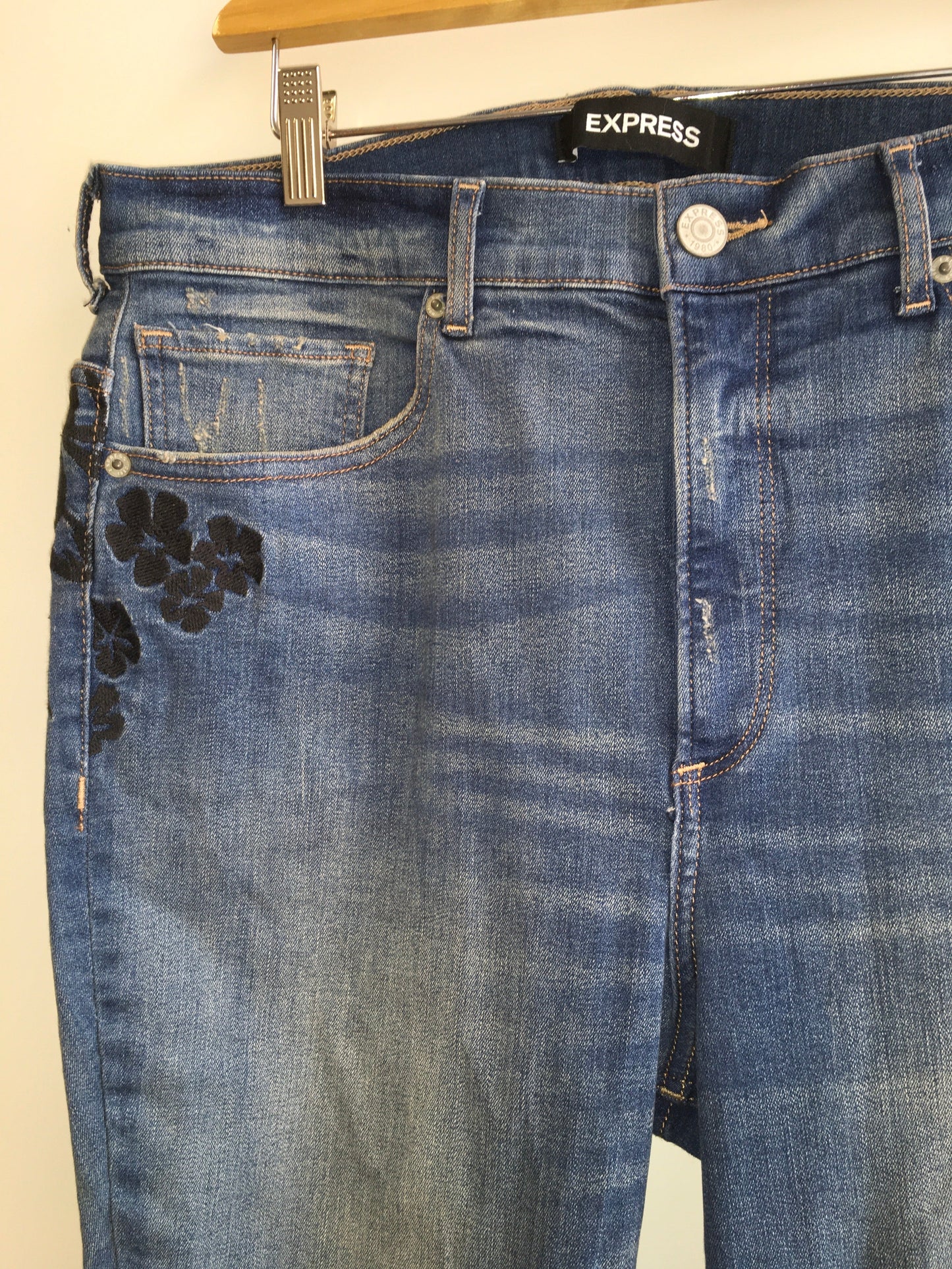 Jeans Skinny By Express  Size: 14tall