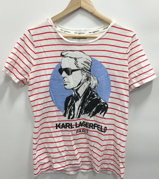 Top Short Sleeve Basic By Karl Lagerfeld  Size: S