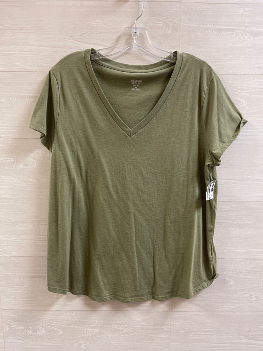 Top Short Sleeve Basic By Mossimo  Size: 2x
