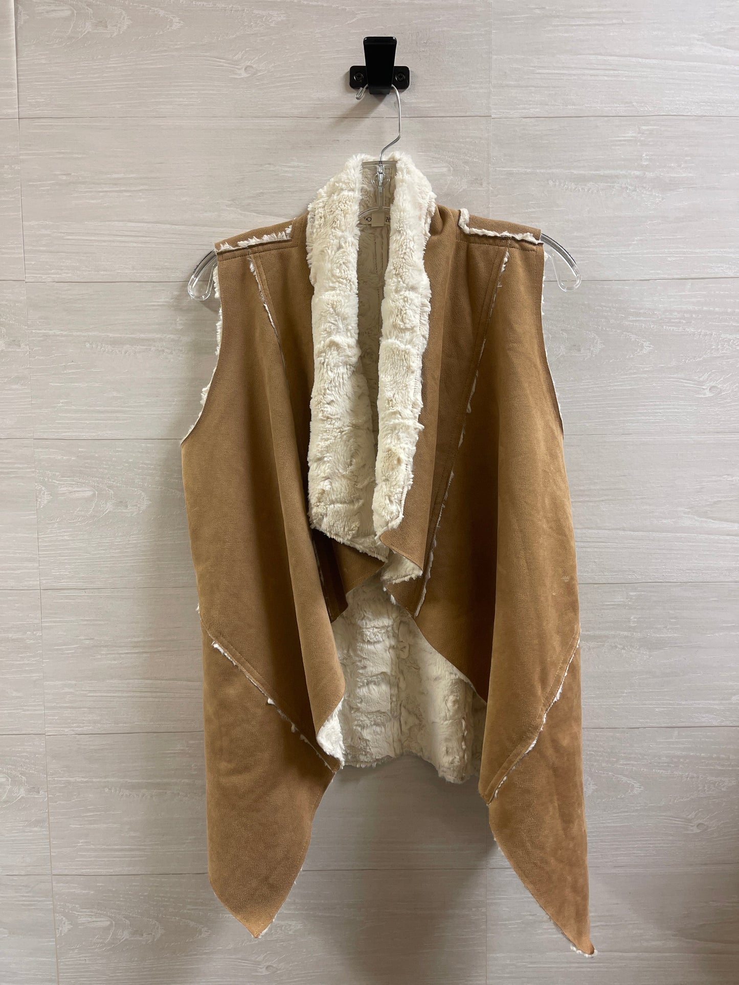 Vest Faux Fur & Sherpa By Double Zero  Size: M