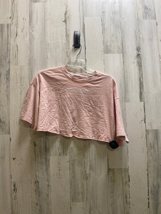 Top Short Sleeve Basic By Calvin Klein  Size: S