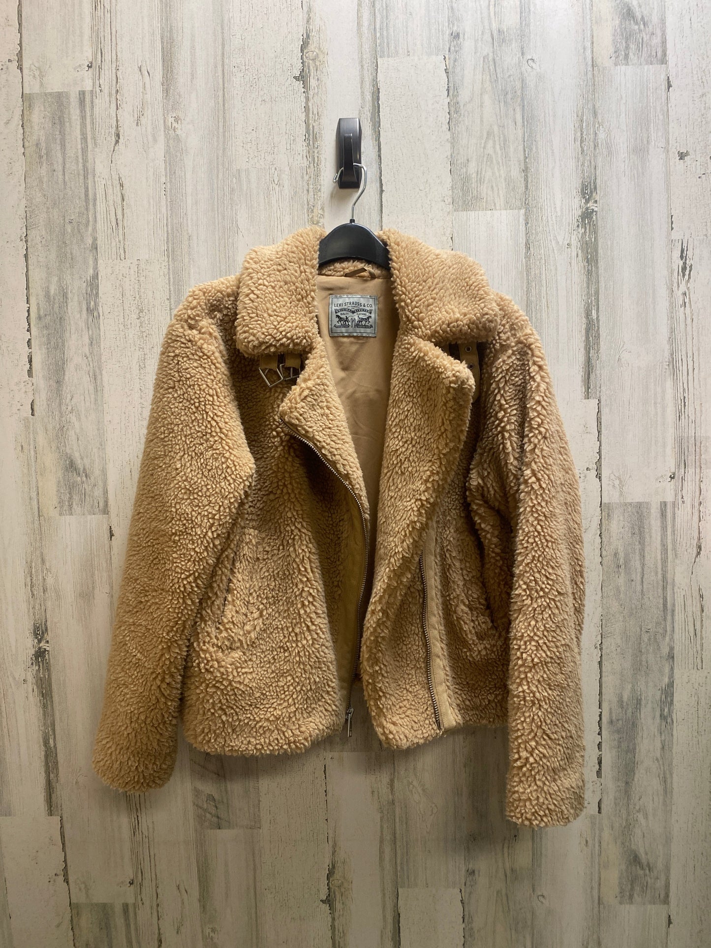 Coat Faux Fur & Sherpa By Levis  Size: M