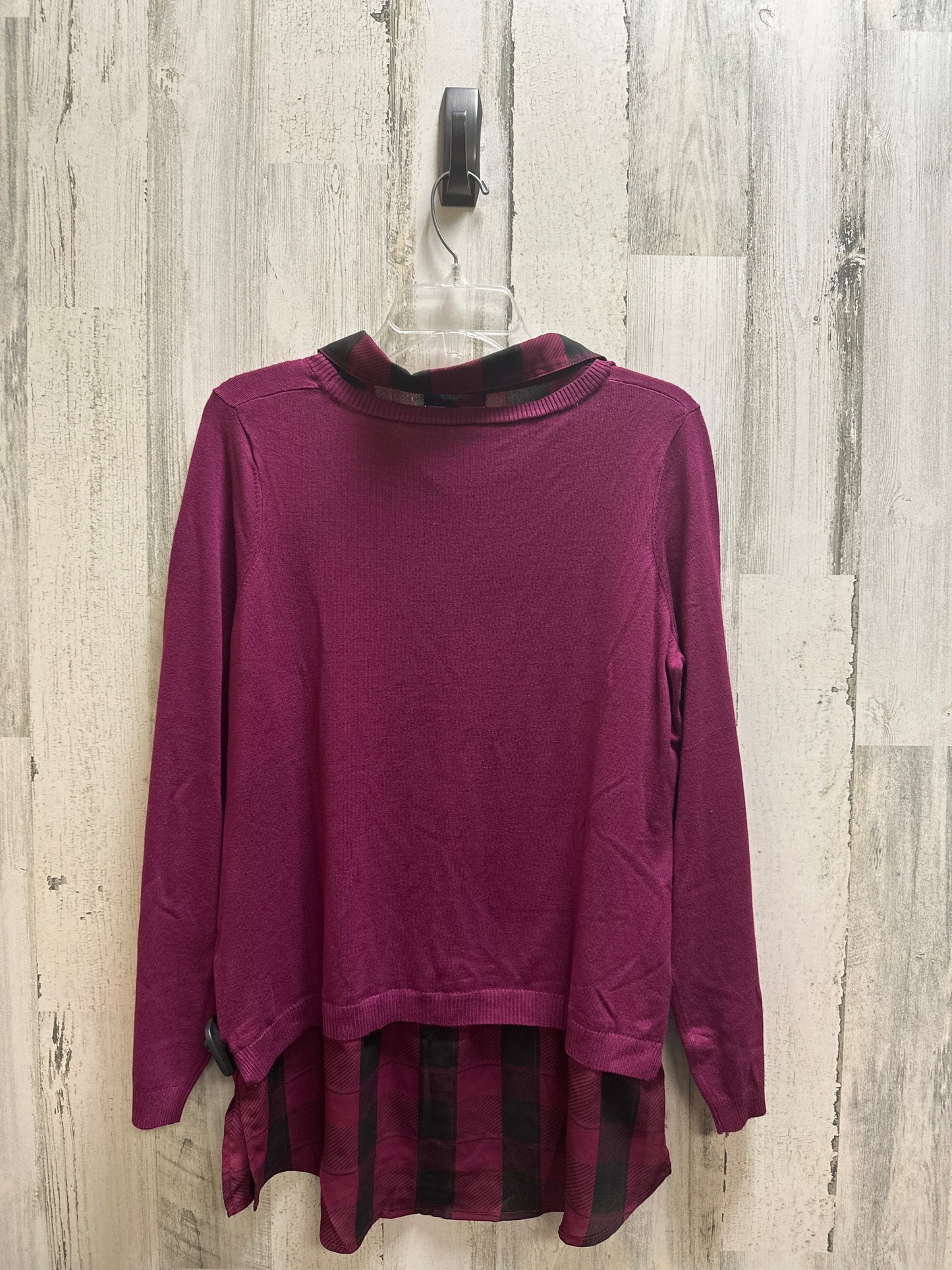 Top Long Sleeve By Adrianna Papell  Size: L