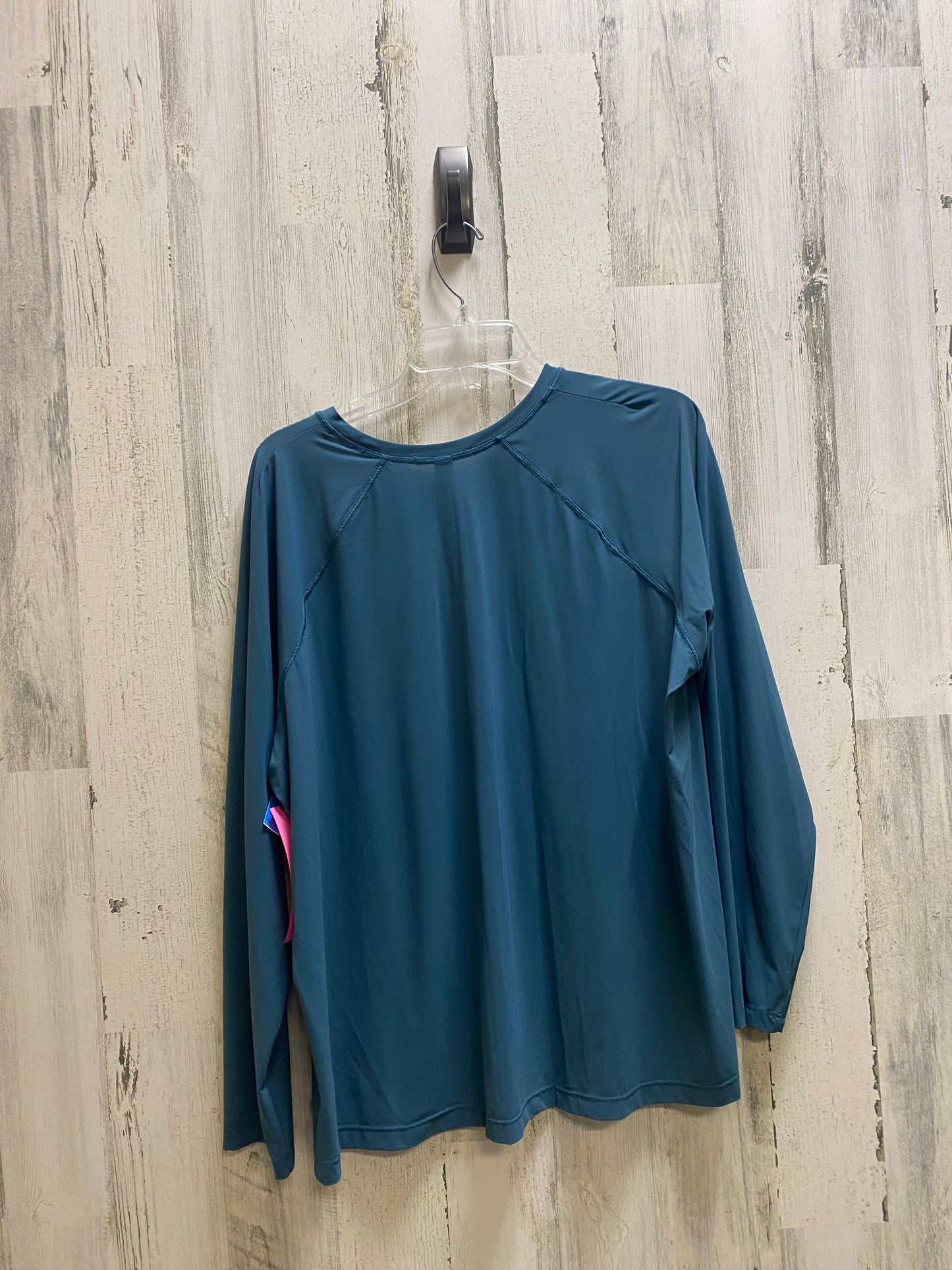 Athletic Top Long Sleeve Collar By Athleta  Size: 2x