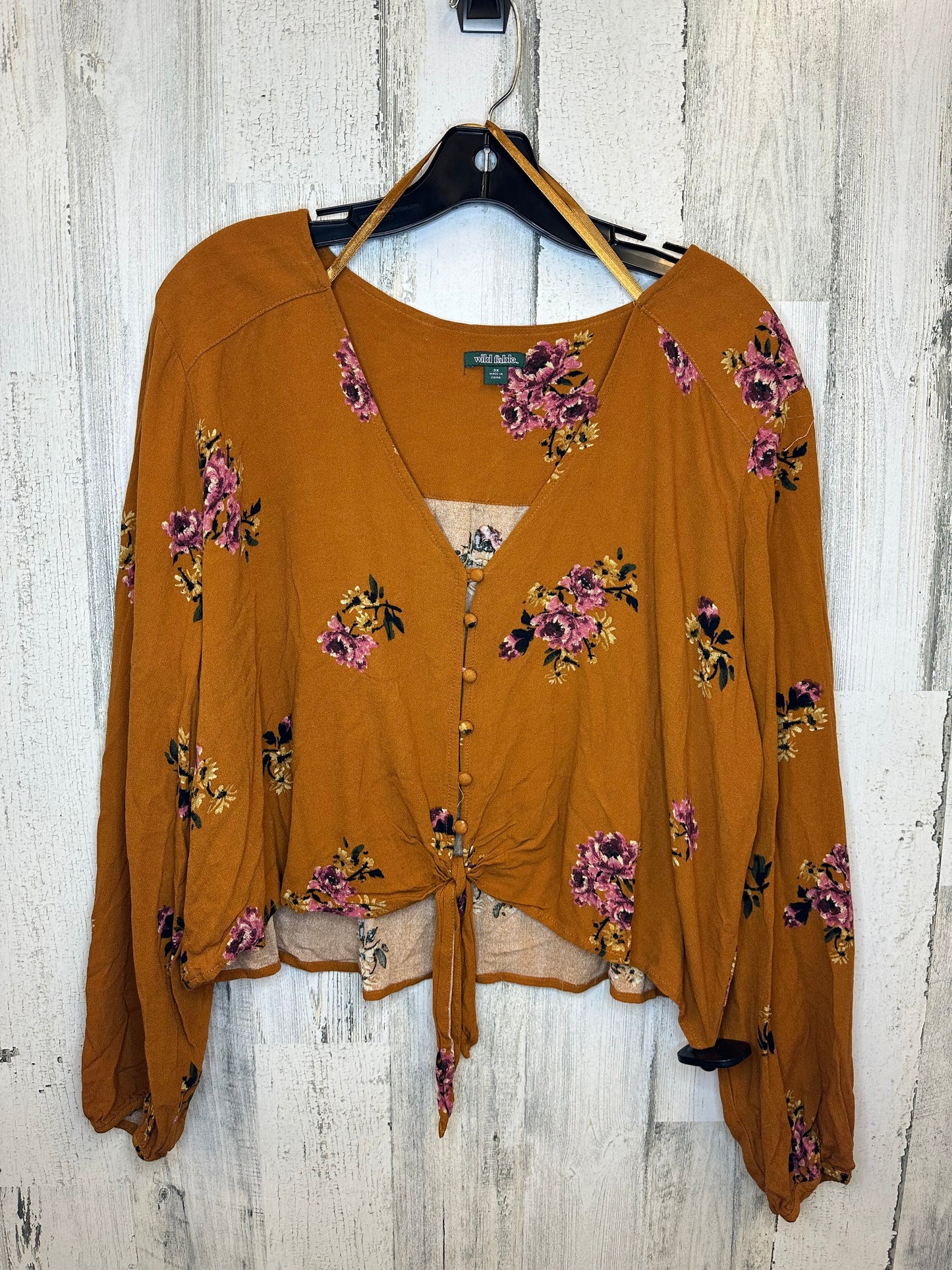 Top Long Sleeve By Wild Fable  Size: 3x