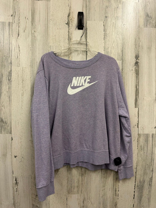 Top Long Sleeve By Nike  Size: 1x