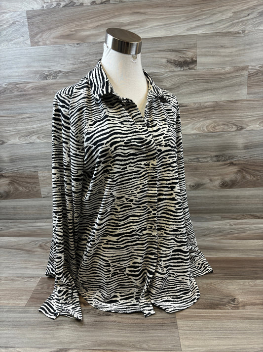 Blouse Long Sleeve By H&m  Size: S