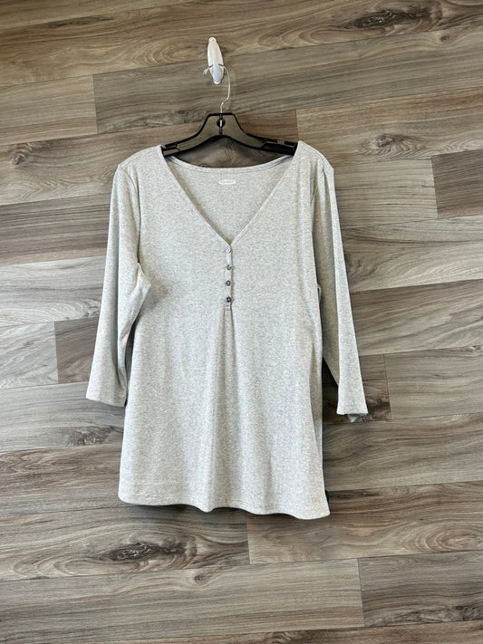 Top 3/4 Sleeve Basic By Old Navy  Size: Xl