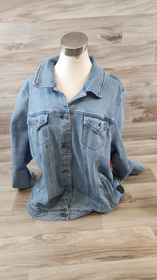 Jacket Denim By Style And Company  Size: Xl