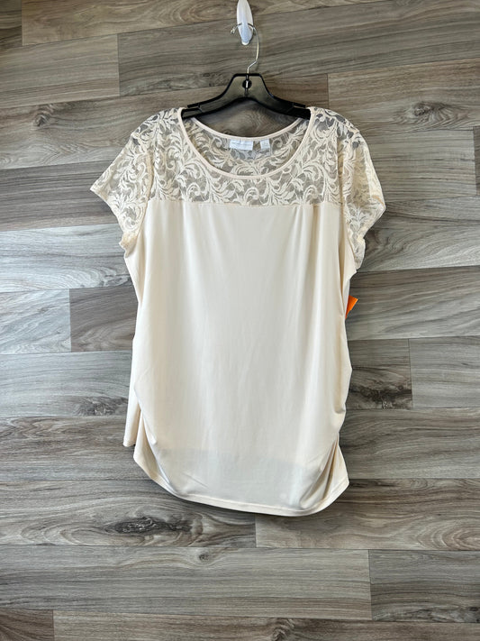 Top Short Sleeve Basic By New York And Co  Size: Xl