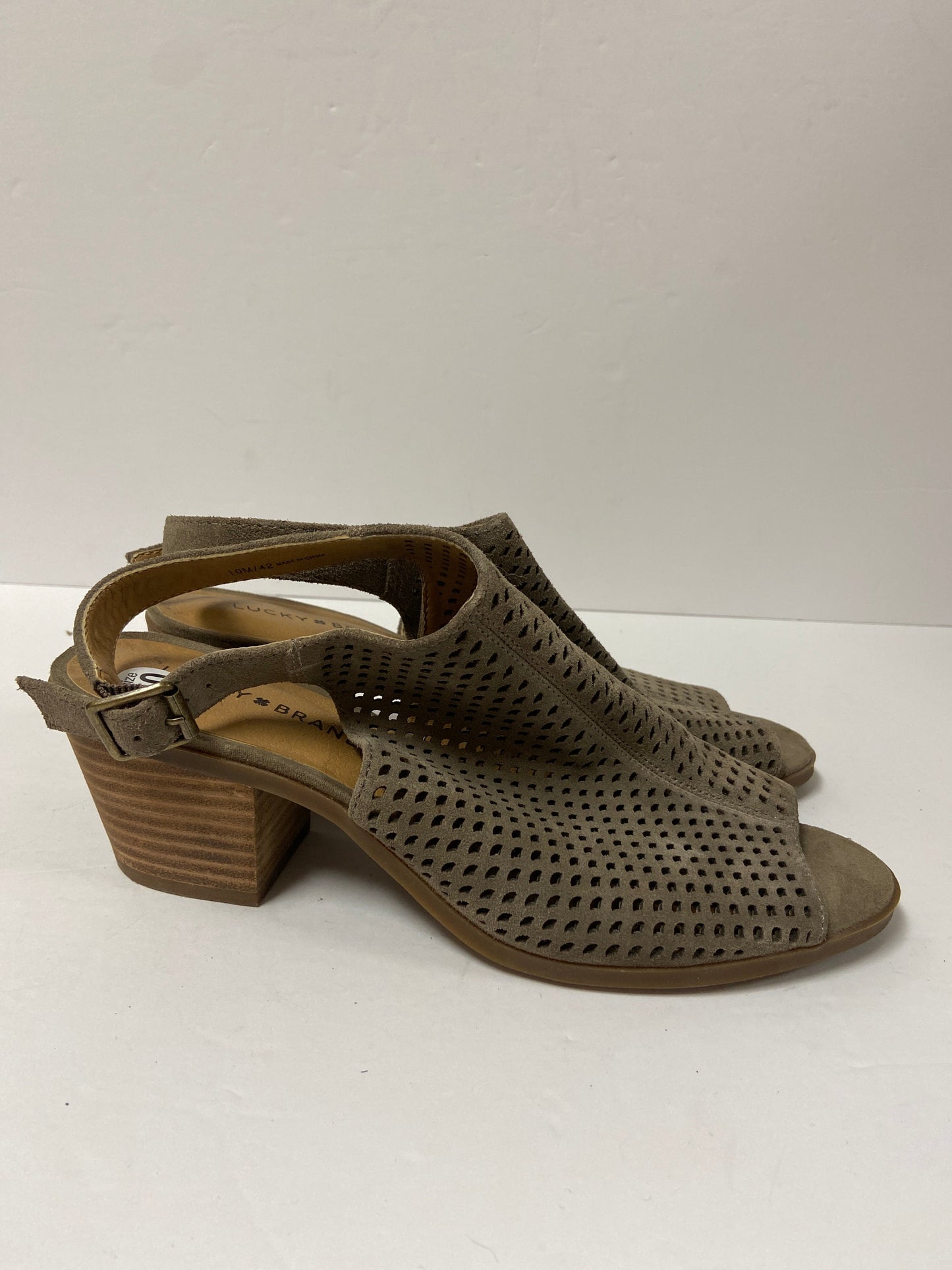 Sandals Heels Block By Lucky Brand  Size: 10