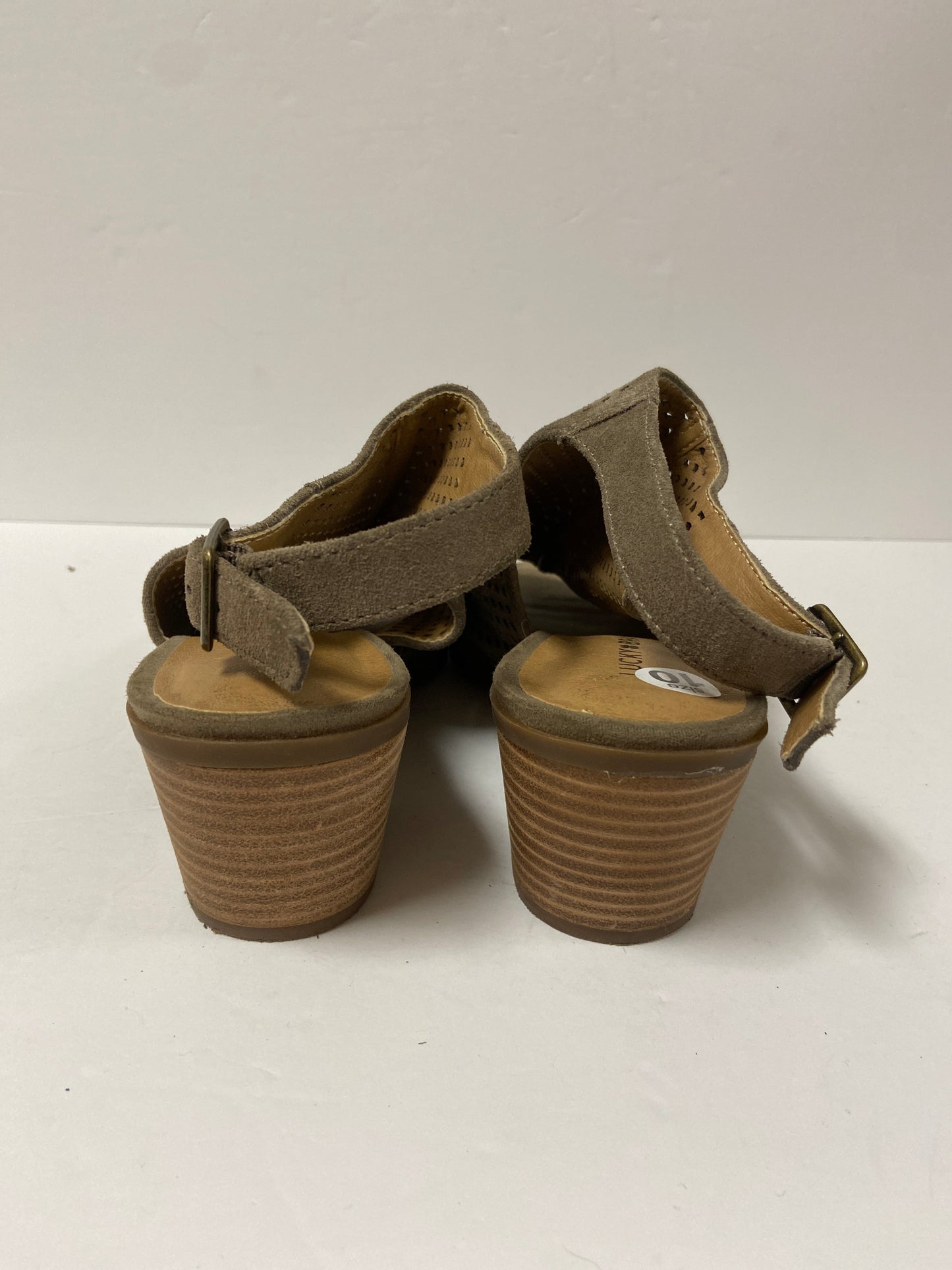 Sandals Heels Block By Lucky Brand  Size: 10