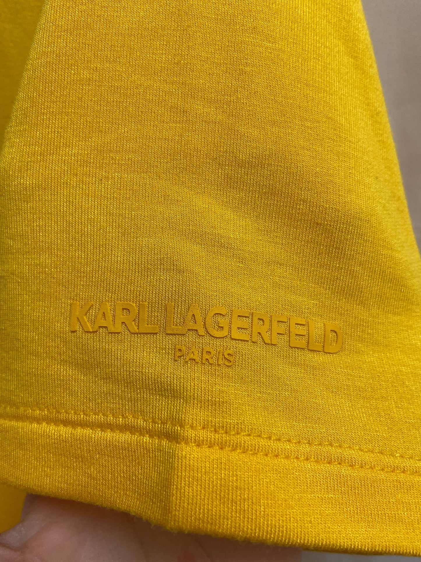 Top Short Sleeve Designer By Karl Lagerfeld  Size: M