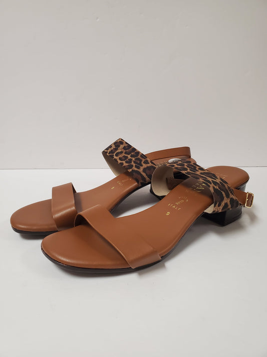 Sandals Heels Block By Italian Shoemakers  Size: 9