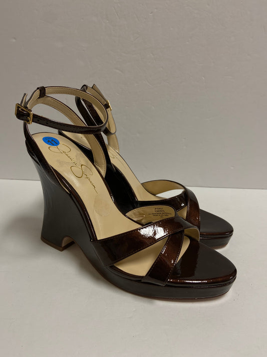 Sandals Heels Wedge By Jessica Simpson  Size: 11