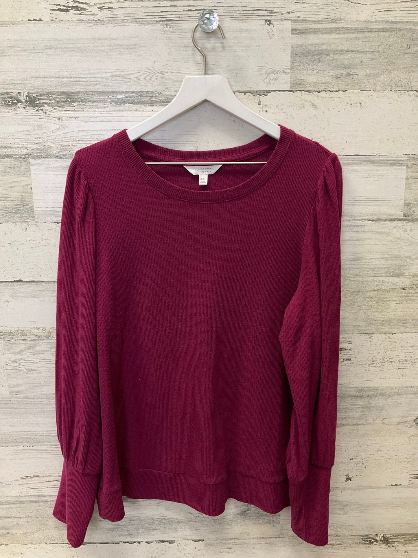 Top Long Sleeve By Lc Lauren Conrad  Size: 2x