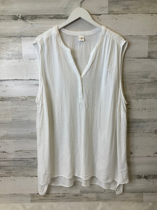 Top Sleeveless By East 5th  Size: 3x