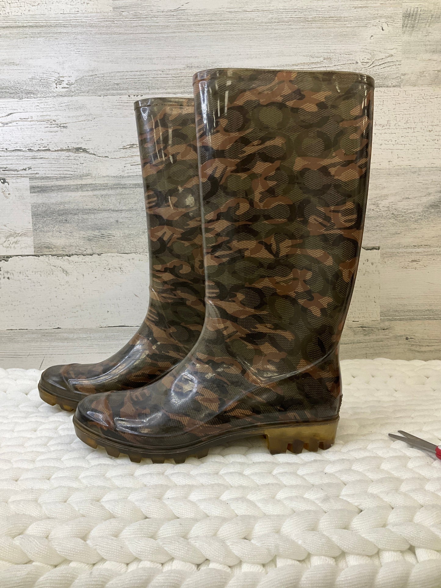 Boots Rain By Coach  Size: 7