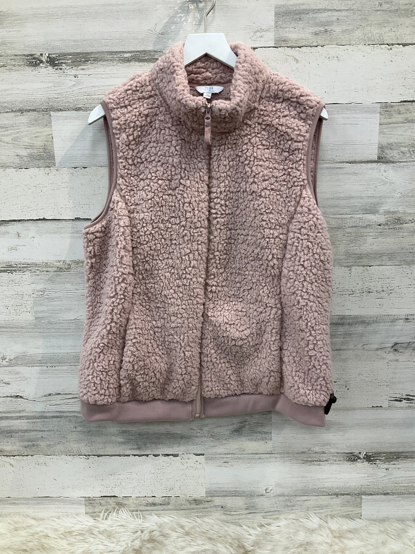 Vest Fleece By Time And Tru  Size: Xl