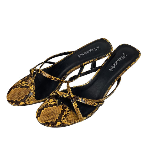 Sandals Heels Stiletto By Jeffery Campbell  Size: 9