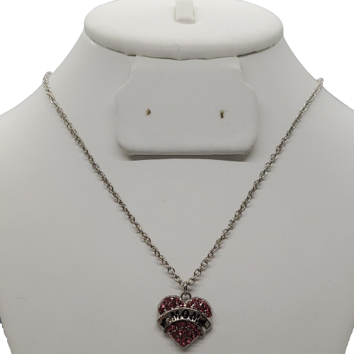 Silver Necklace with "Mom" Pendant by Clothes Mentor
