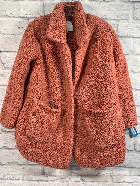 Coat Faux Fur & Sherpa By Anthropologie  Size: M