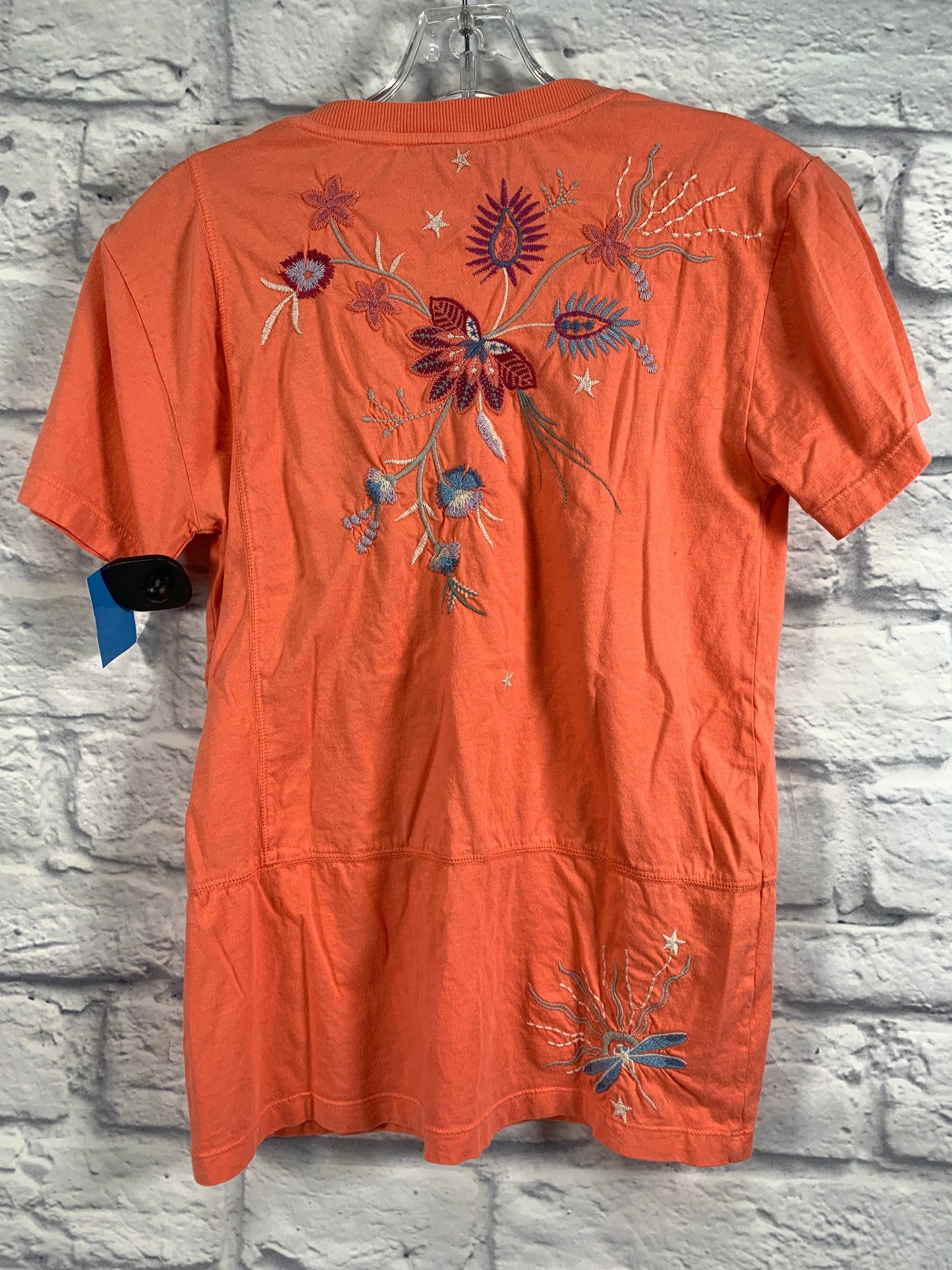 Top Short Sleeve Designer By Johnny Was  Size: Xxs