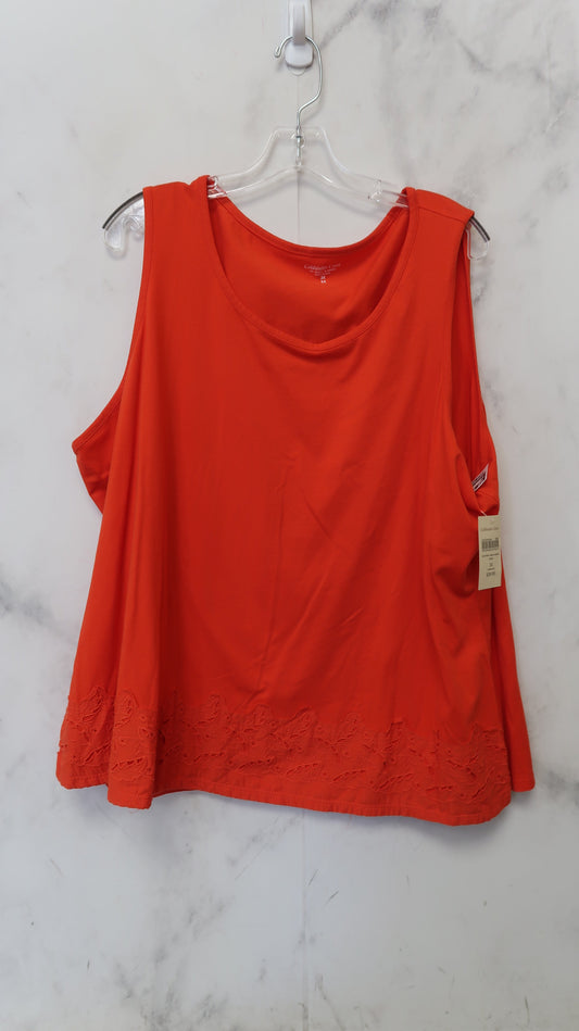 Top Sleeveless Basic By Coldwater Creek  Size: 3x