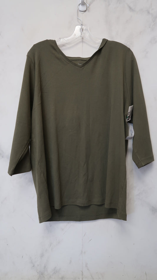 Top Long Sleeve Basic By Cj Banks  Size: 2