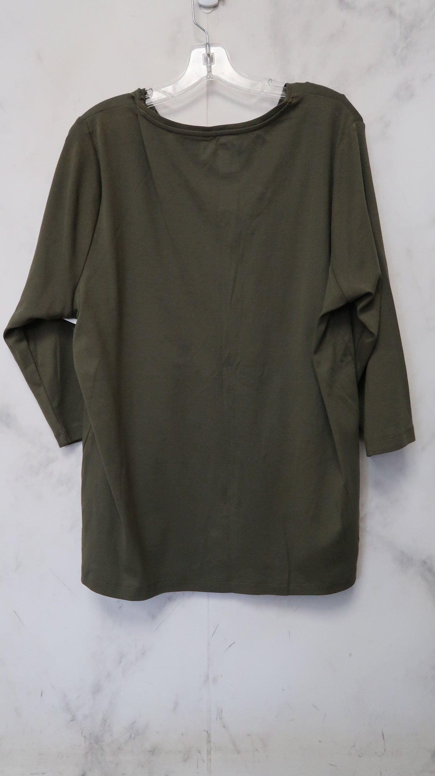 Top Long Sleeve Basic By Cj Banks  Size: 2