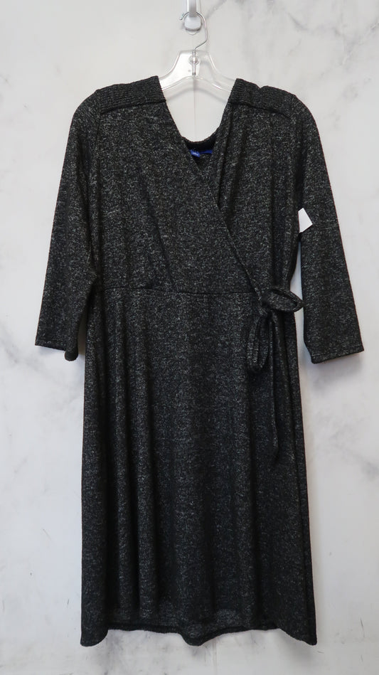 Dress Casual Midi By Apt 9  Size: L