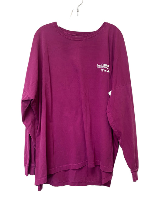 Top Long Sleeve By Comfort Colors  Size: 2x