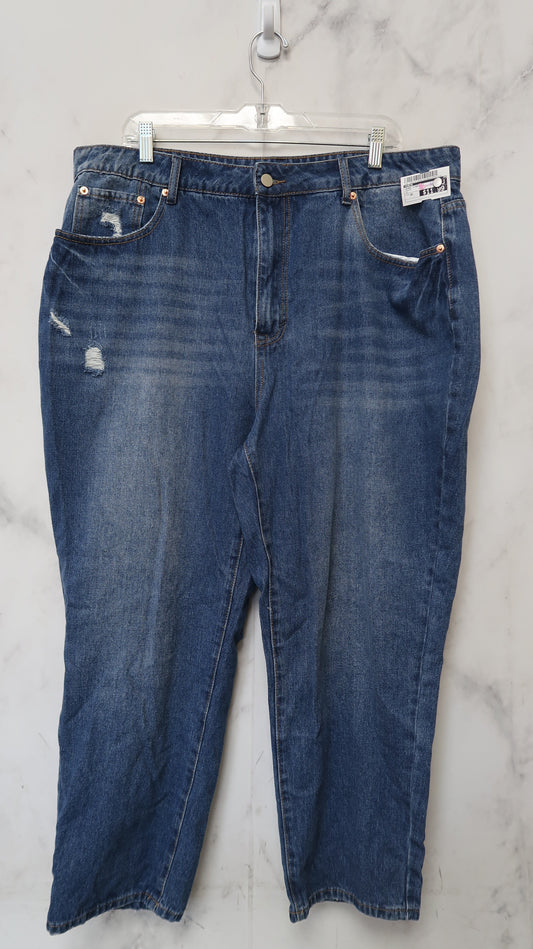 Jeans Straight By Shein  Size: 3x