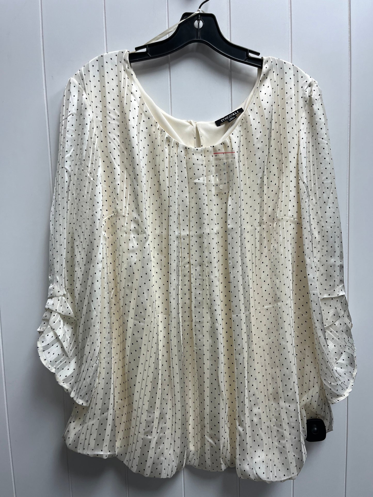 Blouse Long Sleeve By Roz And Ali  Size: 3x
