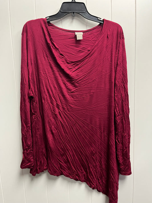 Top Long Sleeve Basic By Chicos  Size: 1x
