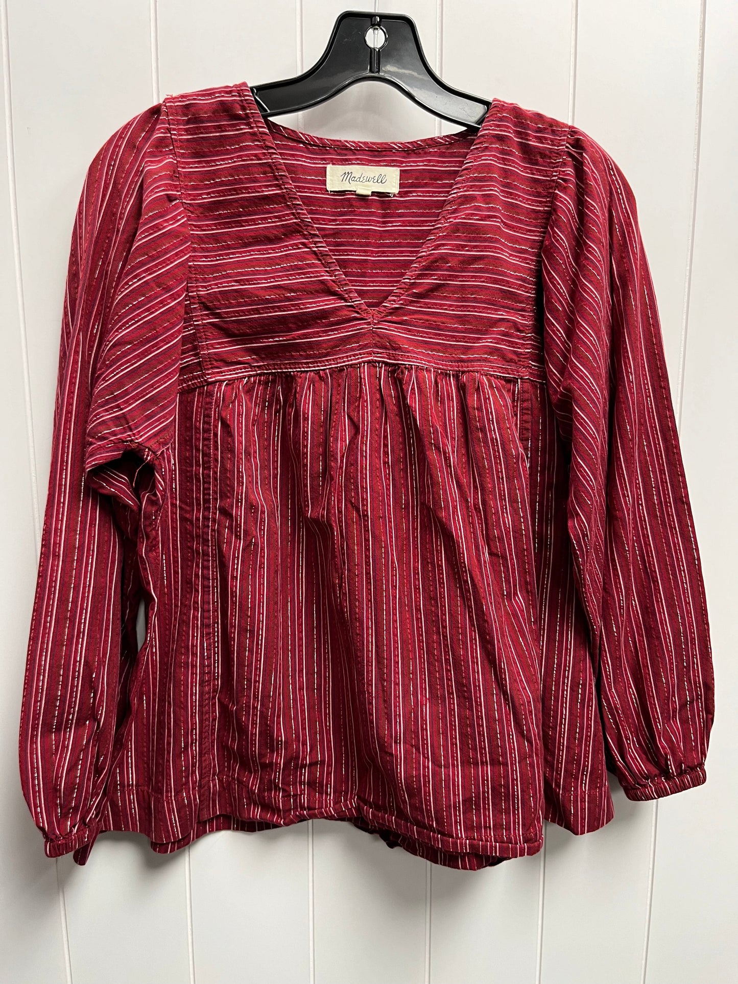 Top Long Sleeve By Madewell  Size: M