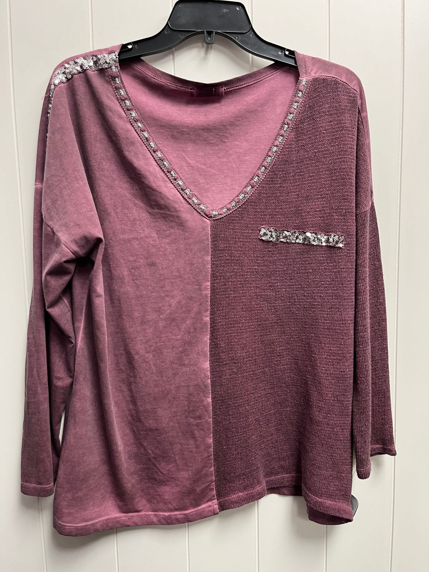 Top Long Sleeve By MADE IN  ITALY  Size: L
